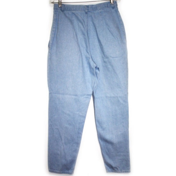 Vtg 80s SEARS Size 16 Jeans High waist Tapered leg - Picture 3 of 5